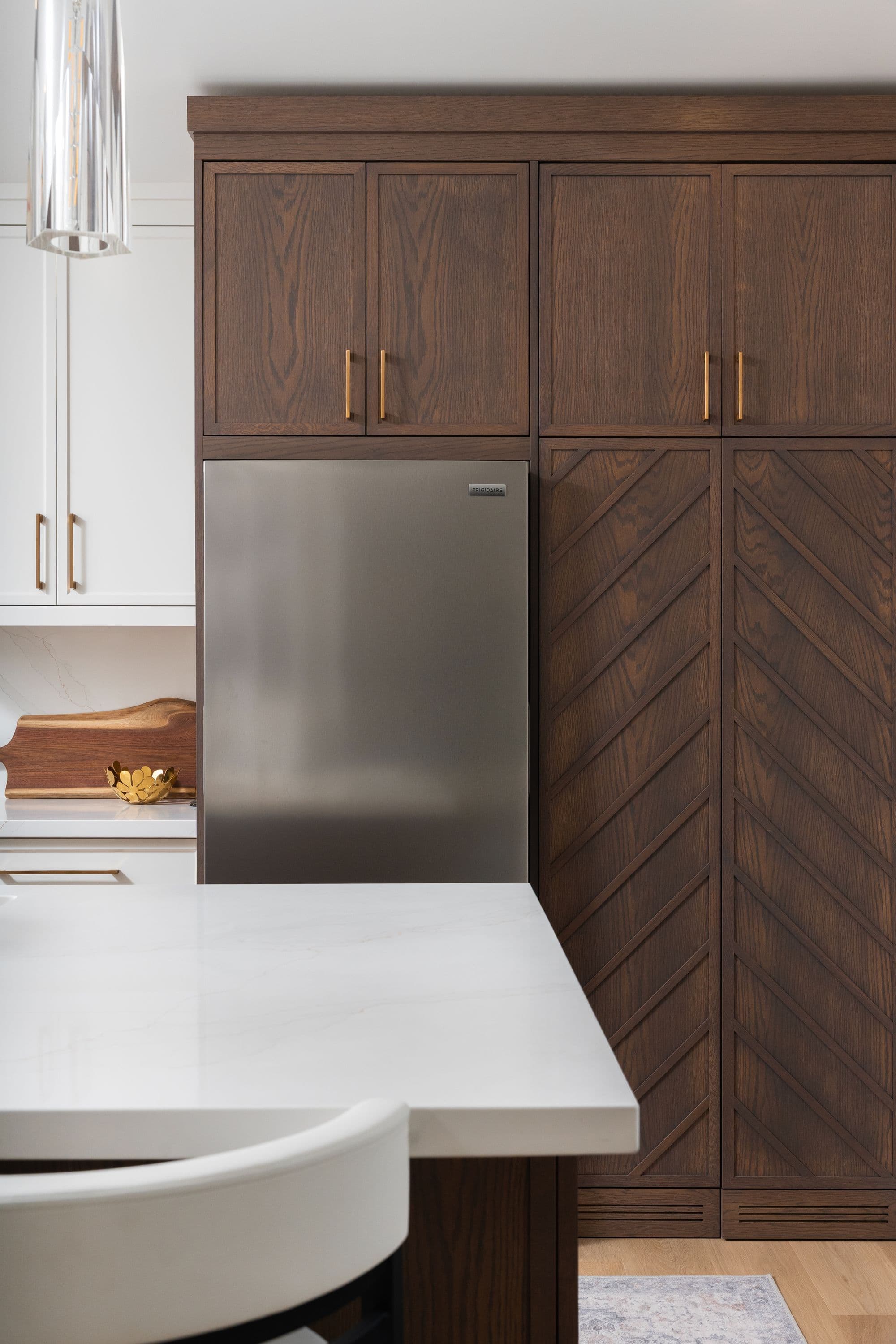 The Dark Chevron Kitchen